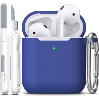 APods Silicone Protective Case with Keychain-Royal Blue