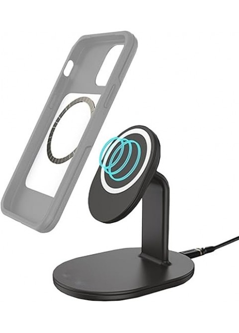 Wireless Charging Stand for M*Safe - Black